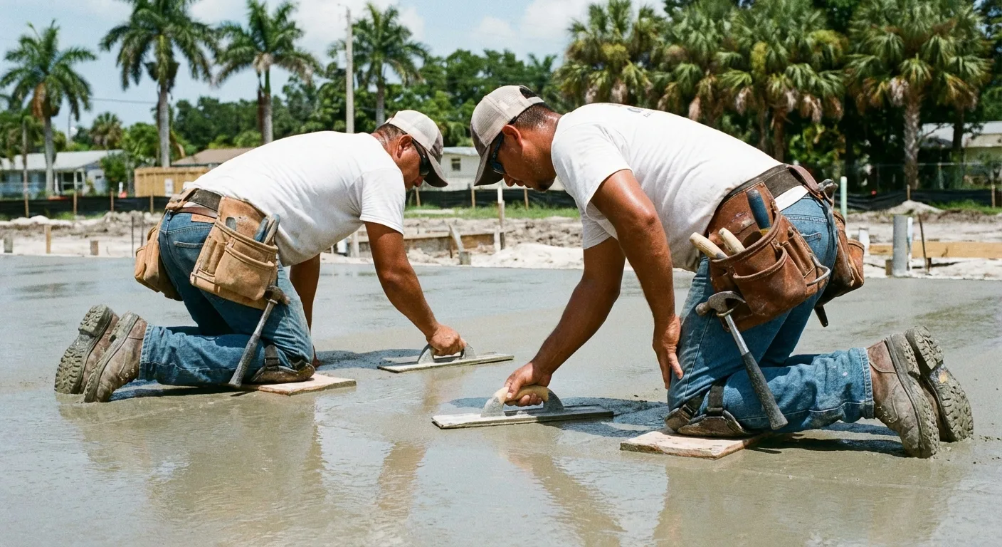 concrete contractors finishing slab fl Shady Hills FL