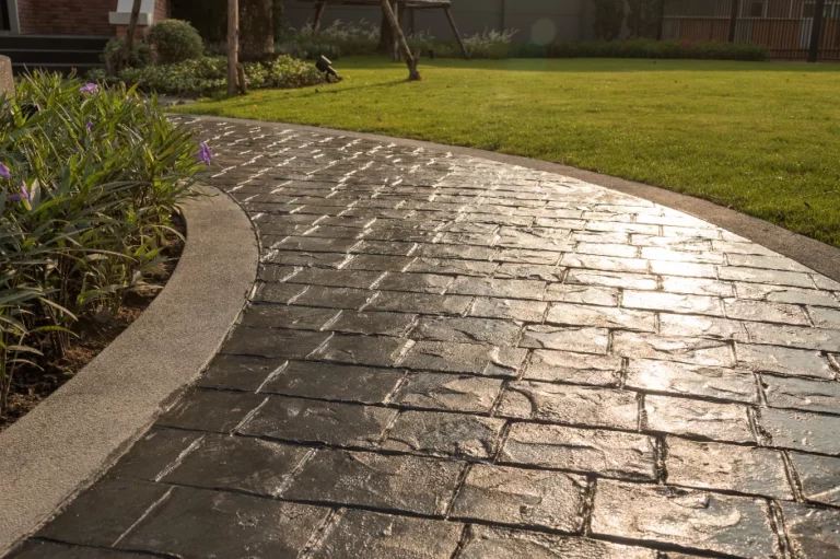 stamped concrete walkway High Point FL